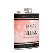 Flasques Elégante 35ème anniversaire de Mariage de corail (Droite)