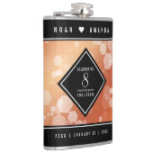 Flasques Élégante 8ème anniversaire du Mariage de bronze (Droite)