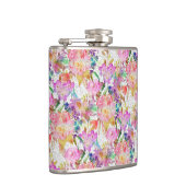 Flasques Elégante aquarelle à traits floraux et pointillés (Droite)