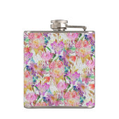 Flasques Elégante aquarelle à traits floraux et pointillés (Dos)