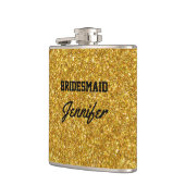 Flasques Elégante Black Gold Parties scintillant Brooch Bri (Gauche)