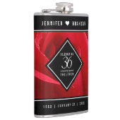 Flasques Élégante célébration du 36e anniversaire du Mariag (Droite)