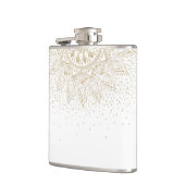 Flasques Elégante conception de points Mandala Or (Gauche)