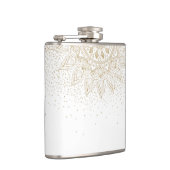 Flasques Elégante conception de points Mandala Or (Droite)