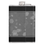 Flasques Élégante fête du 4e anniversaire du Mariage de lin (Dos)