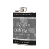 Flasques Élégante fête du 4e anniversaire du Mariage de lin (Gauche)