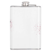 Flasques Élégante fleur de cerisier rose et pourpre (Dos)