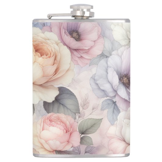 Flasques Élégante floraison Rose (Devant)