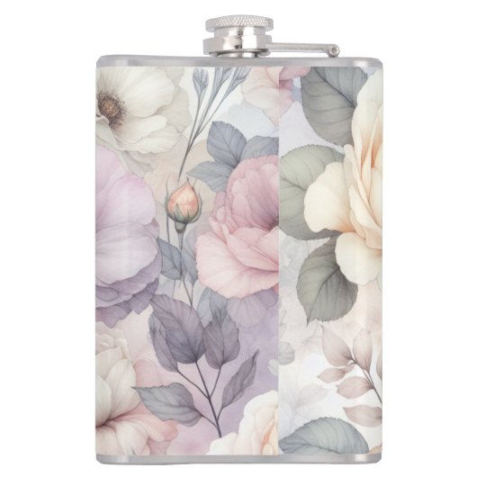 Flasques Élégante floraison Rose (Dos)