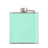 Flasques Élégante menthe verte et dorée (Dos)