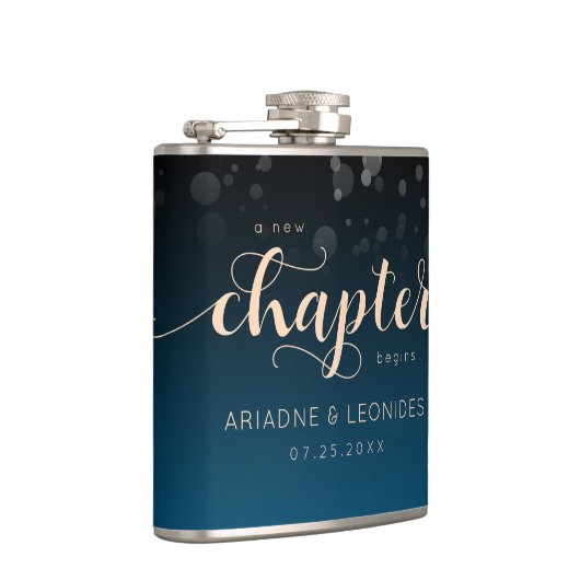 Flasques Elégante Pêche Océanique Bleu Mariage Un Nouveau C (Droite)