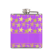 Flasques Élepée colorée sur le violet (Dos)