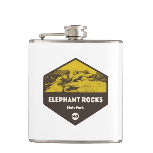 Flasques Elephant Rocks State Park Missouri (Devant)