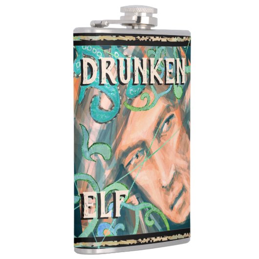 Flasques Elfe en bois vert ivre Elvish Brew (Droite)