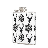 Flasques Elk avec détail de flocons de neige (Gauche)