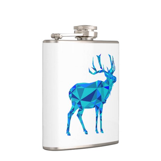 Flasques Elk géométrique bleu (Droite)