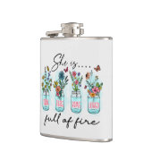 Flasques Elle est pleine de feu - Autonomisation florale dy (Gauche)