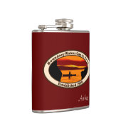 Flasques Emblème BWCA avec canoë (Droite)