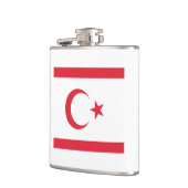 Flasques Emblème du pavillon de la République turque de Chy (Gauche)