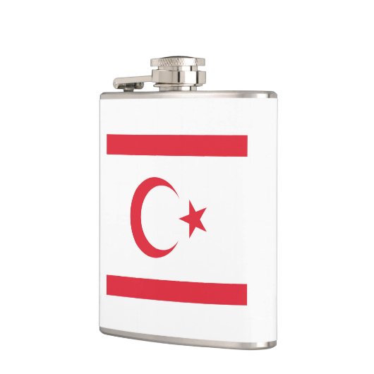 Flasques Emblème du pavillon de la République turque de Chy (Gauche)