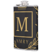 Flasques "Emblème Royal NMKY – Monogramme M Crête" (Gauche)