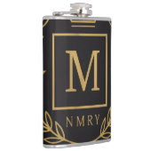 Flasques "Emblème Royal NMKY – Monogramme M Crête" (Droite)