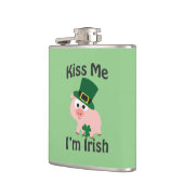 Flasques Embrasse-moi, je suis irlandais ! Cochon (Gauche)