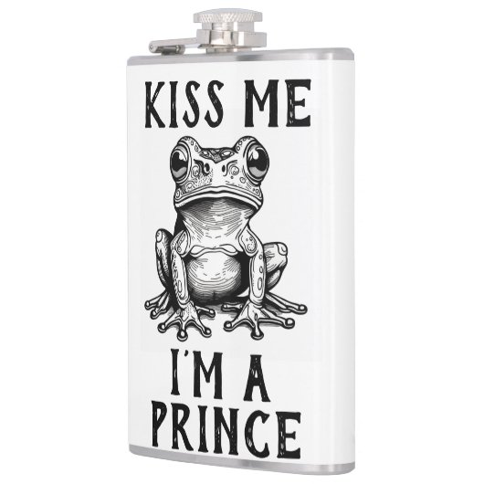 Flasques Embrasse-moi Je suis un Prince Flask (Gauche)