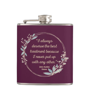 Flasques Emma By Jane Austen Citation II - Style mignon