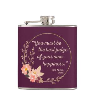 Flasques Emma De Jane Austen Citation I - Style Cute