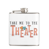 Flasques Emmenez-moi au théâtre (Devant)