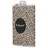 Flasques Empreinte de léopard d'or rose (Gauche)