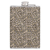 Flasques Empreinte de léopard d'or rose (Dos)