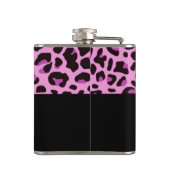 Flasques Empreinte de léopard rose avec bow (Dos)