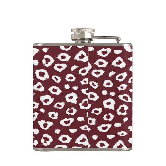 Flasques Empreinte de léopard rouge (Dos)