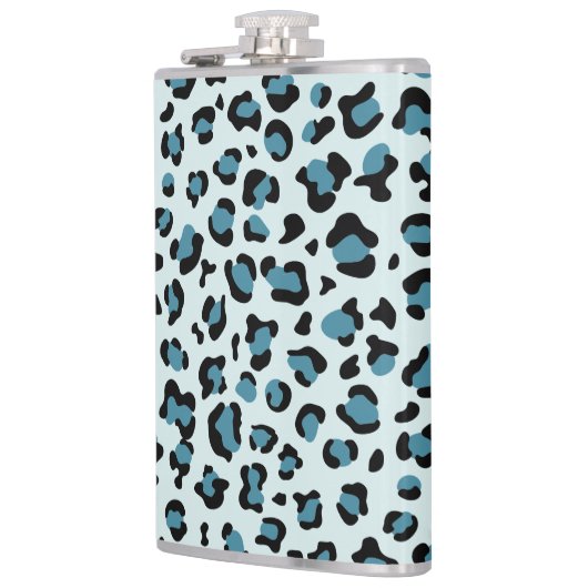 Flasques Empreinte de léopard, Spots de léopard, Leopard bl (Gauche)