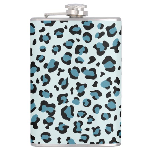 Flasques Empreinte de léopard, Spots de léopard, Leopard bl (Devant)