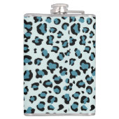 Flasques Empreinte de léopard, Spots de léopard, Leopard bl (Dos)