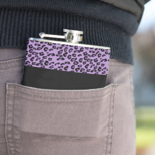 Flasques Empreinte de léopard, Zebra Print, Poster de anima