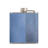 Flasques Empreinte de patte de loup gris sauvage en neige h (Dos)