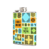 Flasques En Coque D'Urgence Se Déchirer Funny Orange & Bleu (Gauche)