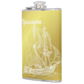 Flasques en gold white and (Gauche)