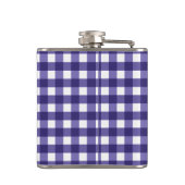 Flasques En vichy bleu marine (Dos)