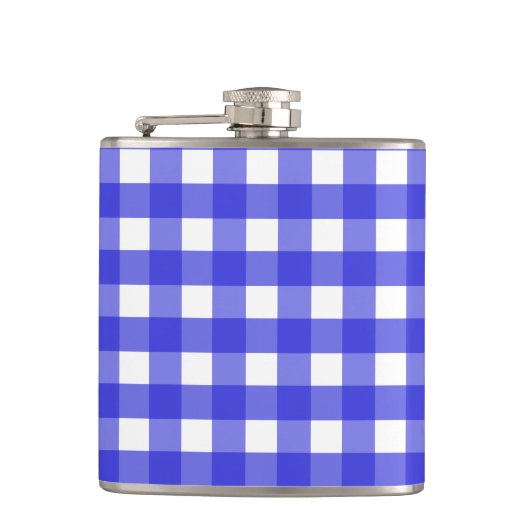 Flasques En vichy bleu royal (Devant)