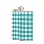 Flasques en vichy turquoise (Gauche)