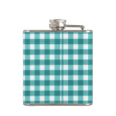 Flasques en vichy turquoise (Dos)