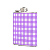 Flasques En vichy violet brillant (Gauche)