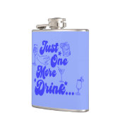 Flasques Encore un verre de plus Texte drôle rétro (Gauche)