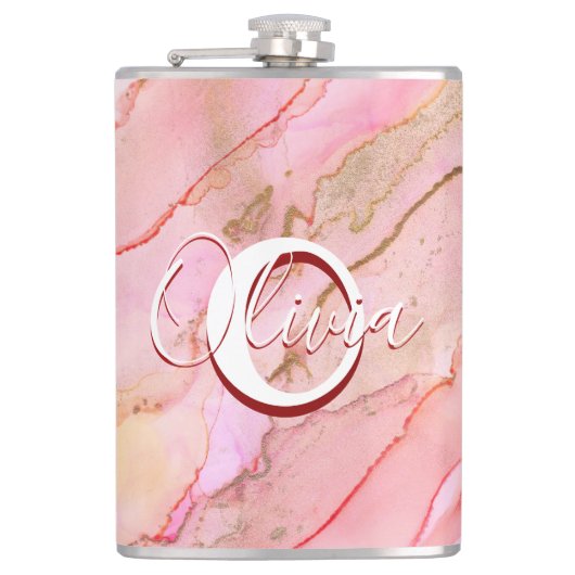 Flasques Encre D'Alcool Fluide Rose Doux (Devant)