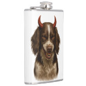 Flasques English Springer Spaniel naughty Devil Hip Flask (Droite)
